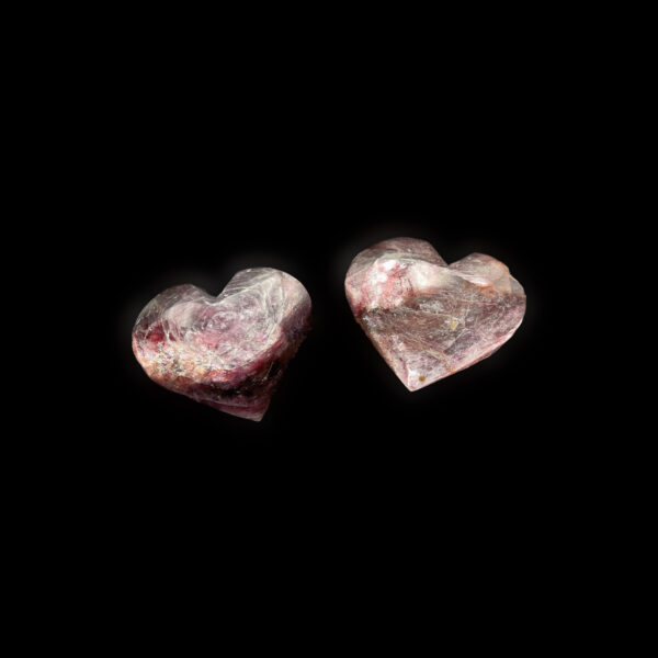 Lepidolite Heart